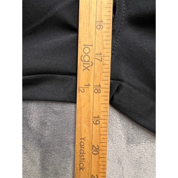 NEW Lee Mens 46/30 Plain Front Chino Pants Black Cotton Office Wear Business - Picture 4 of 11